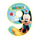 Mickey Mouse Number 9 Edible Icing Image